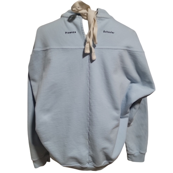 Proenza Schouler White Label Tie-Back Sweatshirt Size M - Picture 6 of 14